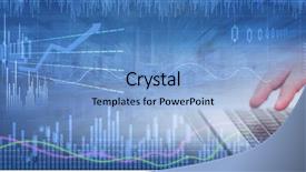  Presentation with volatility - Theme consisting of volatility - business stock market background background and a light blue colored foreground