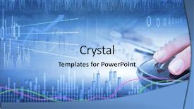  Presentation with volatility - Audience pleasing slides consisting of volatility - business stock market background backdrop and a light blue colored foreground