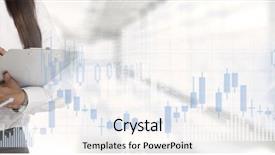  Presentation with volatility - Beautiful theme featuring volatility - business stock market background backdrop and a sky blue colored foreground