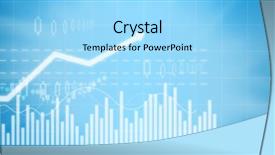  Presentation with volatility - Presentation design featuring volatility - business woman hands background and a arctic colored foreground