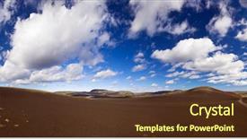  Presentation with area - Cool new presentation design with volcanic area with approx 130 backdrop and a  colored foreground