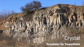  Presentation with brasov - Slide set featuring volcanic-crater-in-racos-village background and a coral colored foreground