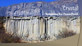  Presentation with brasov - Presentation having volcanic-crater-in-racos-village background and a teal colored foreground