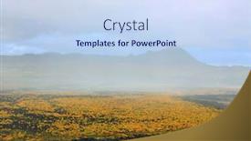  Presentation with iceland - Beautiful PPT theme featuring volcanic-landscape-near-myvatn-lake backdrop and a sky blue colored foreground