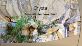  Presentation with volcanic rock - Cool new presentation with volcanic rock background in el teide national park tenerife backdrop and a soft green colored foreground