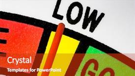  Presentation with battery - Amazing PPT layouts having voltage meter - battery tester macro close up backdrop and a crimson colored foreground