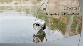  Presentation with garbage - Presentation consisting of volunteer-using-special-tool background and a mint green colored foreground