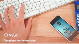  Presentation with composite - Audience pleasing slides consisting of volunteer wanted - digitally composite image of we backdrop and a  colored foreground