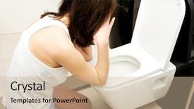  Presentation with vomiting - Amazing PPT layouts having vomit - beautiful adult woman vomiting backdrop and a soft green colored foreground