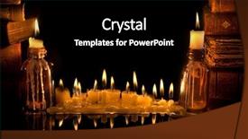  Presentation with halloween - Amazing slides having voodoo - halloween border with ancient books backdrop and a black colored foreground