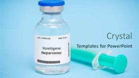  Presentation with gene therapy - Presentation enhanced with voretigene-neparvovec-gene-therapy background and a light blue colored foreground