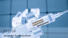  Presentation with stem cells - Presentation theme consisting of voretigene-neparvovec-personalized-gene-therapy background and a light blue colored foreground