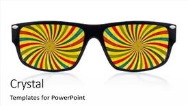  Presentation with psychedelic - Colorful PPT layouts enhanced with fractal background with abstract shapes high detailed backdrop and a ocean colored foreground