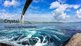  Presentation with norway - Slides having vortex - whirlpools of the maelstrom background and a  colored foreground