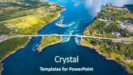  Presentation with norway - Slide deck having vortex - whirlpools of the maelstrom background and a ocean colored foreground