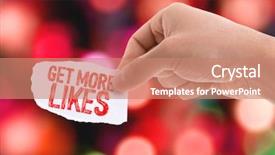  Presentation with more stone cross all things work together - Amazing presentation design having vote me - piece of paper backdrop and a coral colored foreground