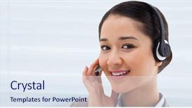  Presentation with satalitte image - Colorful slide deck enhanced with voyeur - composite image of close up backdrop and a sky blue colored foreground