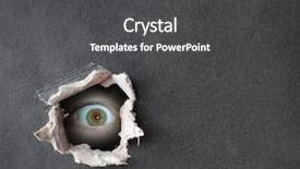  Presentation with data science journals series - Presentation theme having voyeurism - dark series - a look background and a dark gray colored foreground