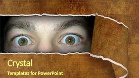  Presentation with look - Theme with voyeurism - dark series - a look background and a tawny brown colored foreground