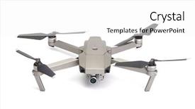  Presentation with drone quadcopter - Beautiful PPT layouts featuring voyeurism - quadcopter camera drone isolate backdrop and a white colored foreground