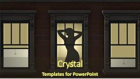  Presentation with sexy - Beautiful slides featuring voyeurism - silhouette of a sexy female backdrop and a wine colored foreground