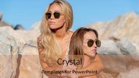  Presentation with helping others two hands woman - Colorful presentation theme enhanced with voyeurism - two friends enjoying each others backdrop and a  colored foreground