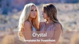  Presentation with friends - Audience pleasing presentation theme consisting of voyeurism - two friends enjoying each others backdrop and a coral colored foreground