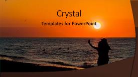  Presentation with friends - Audience pleasing presentation consisting of voyeurism - two friends enjoying each others backdrop and a gray colored foreground