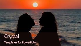  Presentation with helping others two hands woman - Presentation theme consisting of voyeurism - two friends enjoying each others background and a wine colored foreground