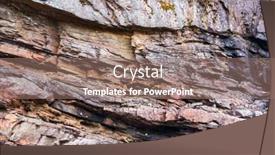  Presentation with rocky - Cool new PPT layouts with vuoksa-river-and-rocky-canyon backdrop and a coral colored foreground