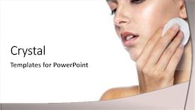  Presentation with cotton - Theme enhanced with w - closeup portrait of attractive young background and a white colored foreground