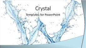  Presentation with blue water splash isolated - Beautiful theme featuring w - water splashes letter w isolated backdrop and a  colored foreground