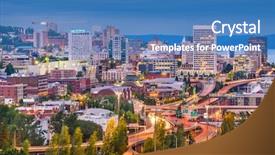  Presentation with washington dc usa map - Presentation design with wa - tacoma washington usa skyline background and a teal colored foreground