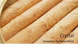  Presentation with roll - Colorful slide deck enhanced with waffle egg roll inside tin backdrop and a yellow colored foreground