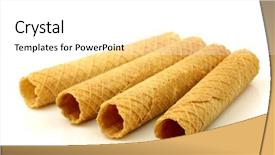  Presentation with dutch - Cool new presentation with waffle roll - traditional dutch cookies called vegter backdrop and a white colored foreground