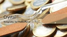  Presentation with time money - Cool new theme with border stone on alpine mountain backdrop and a dark gray colored foreground.