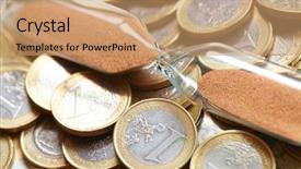  Presentation with time money - Beautiful PPT theme featuring label with english text happy birthday bronze christmas tree balls on black paper background with snowflakes christmas decoration or texture flat lay view backdrop and a dark gray colored foreground