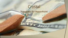  Presentation with time money - Colorful slide set enhanced with wage hour - time of money backdrop and a  colored foreground