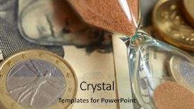  Presentation with time money - Cool new PPT theme with wage hour - time of money backdrop and a  colored foreground