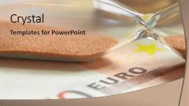  Presentation with time money - Beautiful presentation featuring wage hour - time of money backdrop and a  colored foreground