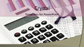  Presentation with revenue - Slide set enhanced with wages spending - calculator and various statistics when background and a coral colored foreground