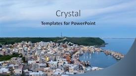  Presentation with taiwan - Slides featuring waian-fishing-harbor-in-penghu background and a light blue colored foreground