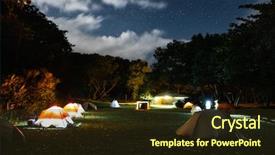  Presentation with green lawn - PPT layouts enhanced with waianapanapa state park maui background and a tawny brown colored foreground