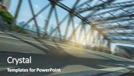  Presentation with china shanghai - Slide set consisting of waibaidu bridge garden bridge shanghai background and a dark gray colored foreground