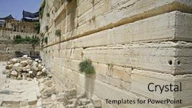  Presentation with western - Amazing slides having wailing western wall jerusalem israel backdrop and a mint green colored foreground