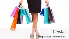  Presentation with odontology colorful 3d view - Audience pleasing presentation theme consisting of waist-down view of young backdrop and a white colored foreground