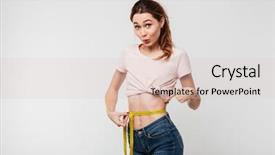  Presentation with tape - PPT layouts with waistline - portrait of a slim pretty background and a lemonade colored foreground