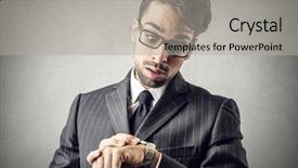  Presentation with late childhood - Presentation consisting of wait times - being late background and a light gray colored foreground