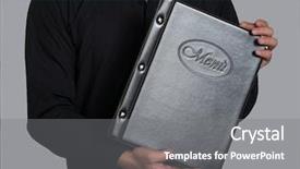  Presentation with restaurant menu board - Presentation having waiter hold the restaurant menu background and a gray colored foreground