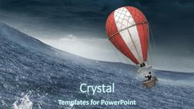  Presentation with patient waiting time - Colorful PPT layouts enhanced with waiting for better times mixed backdrop and a ocean colored foreground